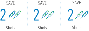 Save 2 shots